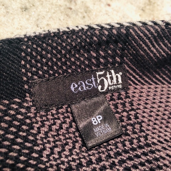 East 5th heavy duty grey plaid wrap skirt - Picture 2 of 3